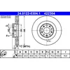 Image de Disque de frein ATE 24.0122-0304.1 arrière, ventilé, 1 pièce
