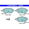 Image de Jeu de plaquettes de frein ATE 13.0470-9003.2, avant, Céramique