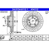 Image de Disque de frein ATE 24.0134-0112.1 avant, ventilé, à haute teneur en carbone, 1 pièce