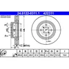 Image de Disque de frein ATE 24.0122-0311.1 avant, ventilé, 1 pièce