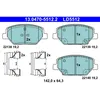 Image de Jeu de plaquettes de frein ATE 13.0470-5512.2, avant, Céramique
