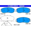 Image de Jeu de plaquettes de frein ATE 13.0460-5529.2, avant