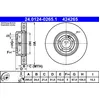 Image de Disque de frein ATE 24-0124-0265-1-02 avant, ventilé, à haute teneur en carbone, 1 pièce