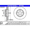 Image de Disque de frein ATE 24.0127-0103.1 avant, ventilé, à haute teneur en carbone, 1 pièce