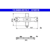 Image de Kit d'assemblage, plaquette de frein ATE 13.0460-0518.2