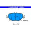 Image de Jeu de plaquettes de frein ATE 13.0460-5534.2