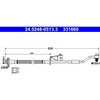 Image de Flexible de frein ATE 24.5248-0513.3