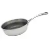 Image de Poêle sauteuse 24 cm en inox 1810 elo relief evolution 3532426 en occasion ou reconditionné