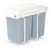 Image de Poubelle de cuisine tri sélectif encastrable - 2 x 14 Litres - Mutli- Box Duo L