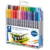 Image de Feutre de coloriage Staedtler - double pointe fine - 0,5 à 0,8 mm et large 3 mm - à base d'eau - set de 72 - assorti