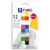 Image de Boîte de 12 pains Graine Créative 25g Fimo Soft couleurs basiques assorties