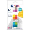 Image de Boîte de 12 pains Graine Créative 25g Fimo Soft couleurs brillantes assorties