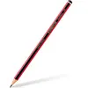 Image de Staedtler Tradition Crayon de papier mine HB corps hexagonal noir et rouge - Boîte de 12