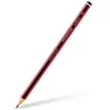 Image de Crayon de papier Staedtler Tradition - mine HB - corps hexagonal noir et rouge