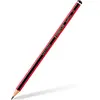Image de Staedtler Tradition Crayon de papier mine 2B corps hexagonal noir et rouge - Boîte de 12