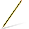 Image de Staedtler Noris Crayon de papier mine 2B corps hexagonal jaune et noir - Boîte de 12