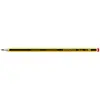 Image de Crayon de papier Staedtler Noris - mine HB - corps hexagonal jaune et noir - boîte de 12