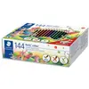 Image de Classpack Staedtler de 144 crayons de coloris assortis + 3 taille crayons offerts