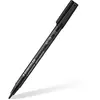 Image de STAEDTLER Lumocolor Marqueur permanent Lumocolor 317 pointe moyenne 1 mm plastique recyclé à 97% - Noir