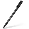 Image de Marqueur permanent Staedtler Lumocolor 317 pointe moyenne 1 mm plastique recyclé à 97% - Noir