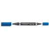 Image de Marqueurs STAEDTLER LUMOCOLOR permanents double pointe - bleu