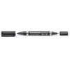Image de Marqueurs STAEDTLER LUMOCOLOR permanents double pointe - noir