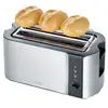 Image de Grille-pain 4 tranches AT 2590, acier inox / noir