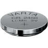 Image de Carte de 1 piles boutons - 3 V CR2450 / lithium