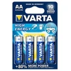 Image de Carte de 4 piles HIGH ENERGY - 1,5 V LR6 / AA
