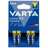 Image de Varta aaa, alkaline, 1.5 v batterie à usage unique alcaline