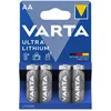 Image de Varta 1500 Lithium piles AA x4