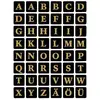 Image de HERMA stickers alphabetique A-Z, film marqué, noir/or