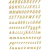 Image de HERMA stickers alphabétique A-Z, or, film résistant aux