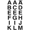 Image de HERMA Sticker alphabétique A-Z, film noir, hauteur 25 mm