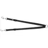 Image de Laisse accouple pour chien Trixie Premium Noir XS/M 201101