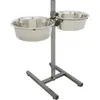 Image de Gamelle pour chiens en acier inoxydable/métal Trixie Argenté TU 24923