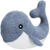 Image de jouets pour chien Baleine en peluche Trixie Be Nordic Brunold Gris TU 36040