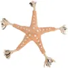 Image de jouets pour chien Étoile de mer en peluche/corde Trixie Be Nordic Jane Orange TU 36046