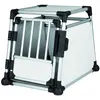 Image de Cage de transport pour chien en aluminium Trixie Gris 55x62x78 cm 39341