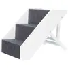 Image de Escalier pour chien réglable en hauteur Trixie Blanc TU 39488