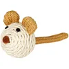 Image de Jouet pour chat souris, en fil de papier Trixie Blanc TU 45758