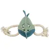 Image de Jouet pour chien poisson sur corde en cuir Trixie Vert 28 cm 35996