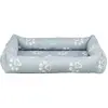 Image de Panier pour chien carré Trixie Jimmy Look Gris 60×50 cm 377021