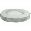Image de Panier pour chien flanelle/peluche rond Trixie Jimmy Soft Gris 50 cm 377026