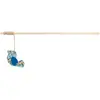 Image de Canne à pêche pour chat oiseau, bois Trixie Beige 40 cm 45477