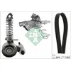 Image de Pompe à eau + jeu de courroie trapézoïdale à nervures INA 529 0297 30
