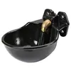 Image de Abreuvoir palette émaillé raccord 1/2" Kerbl G51 Noir 1,7 l 221851