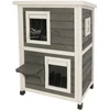 Image de Abri pour chat Kerbl Family Gris 57x55x80 cm 81639