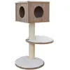 Image de Arbre à chat mural Kerbl Dinari Light Blanc 110 cm 84436