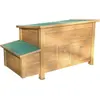 Image de Poulailler en bois Kerbl Florentina Beige 146x74x80 cm 82827